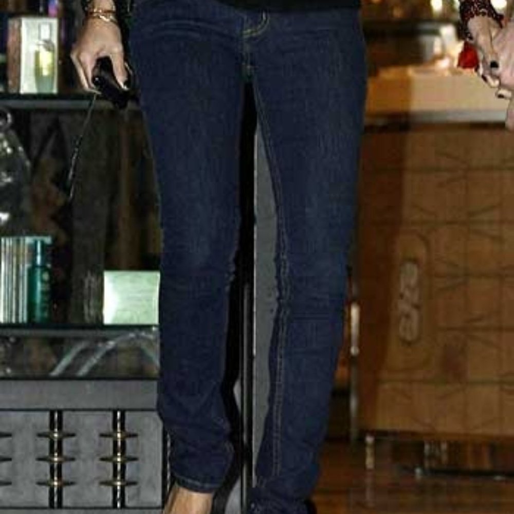 J Brand Skinny Leg Jeans Size 30"X33.5" in Dark Blue Indigo Made in California